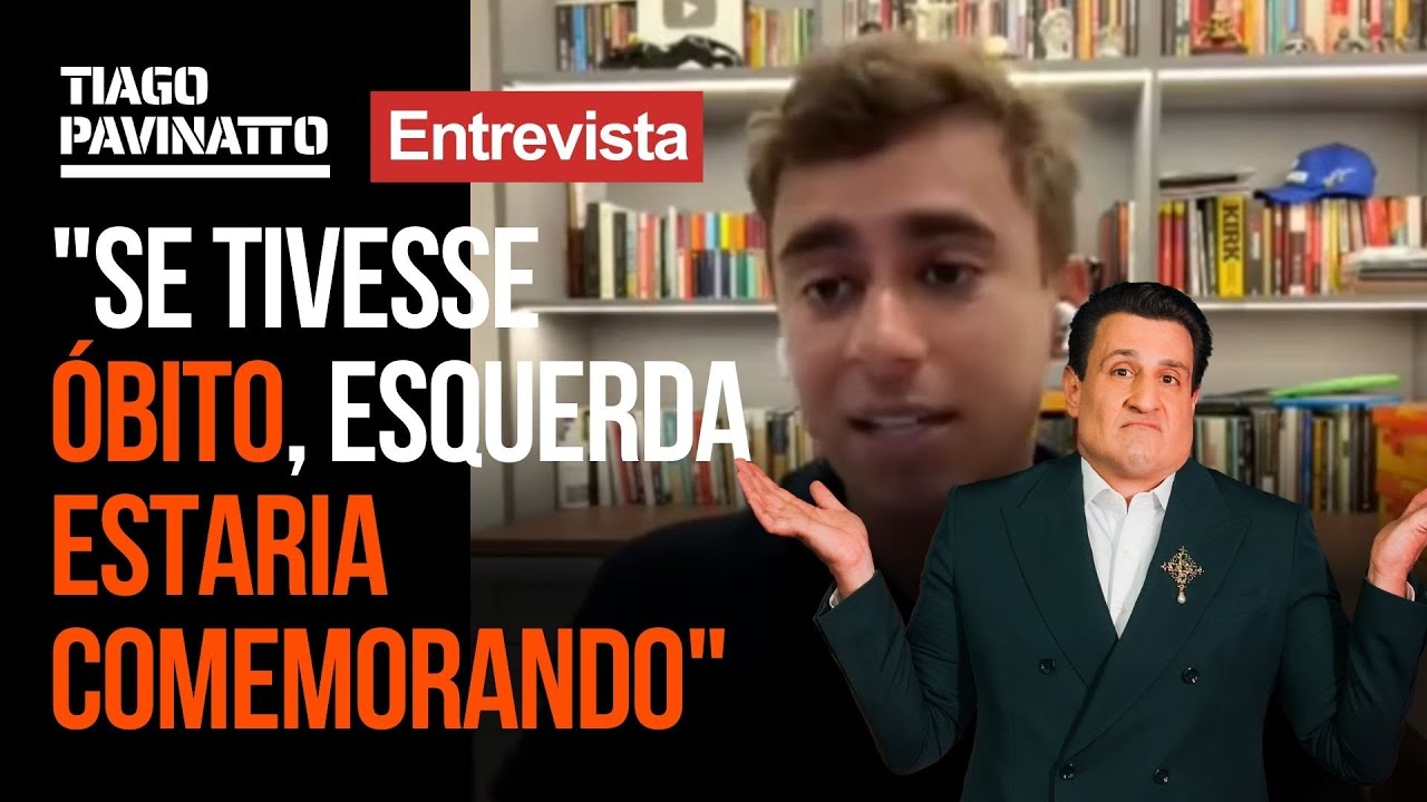 Nikolas rebate críticas da esquerda após raio atingir ato em Brasília
