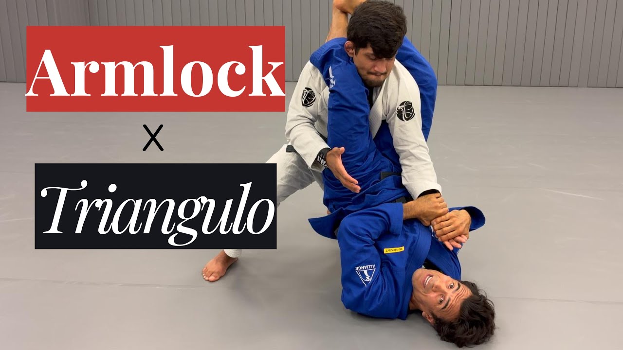 Armlock X Triangulo Partindo da Guarda Fechada