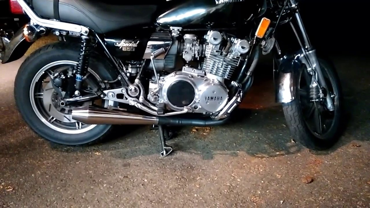 XS850 with new exhaust install