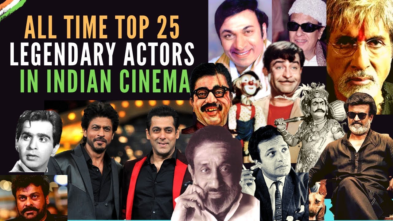 Top 25 Legendary Actors in India of All Time | Legends in Indian Cinema | Best Actors