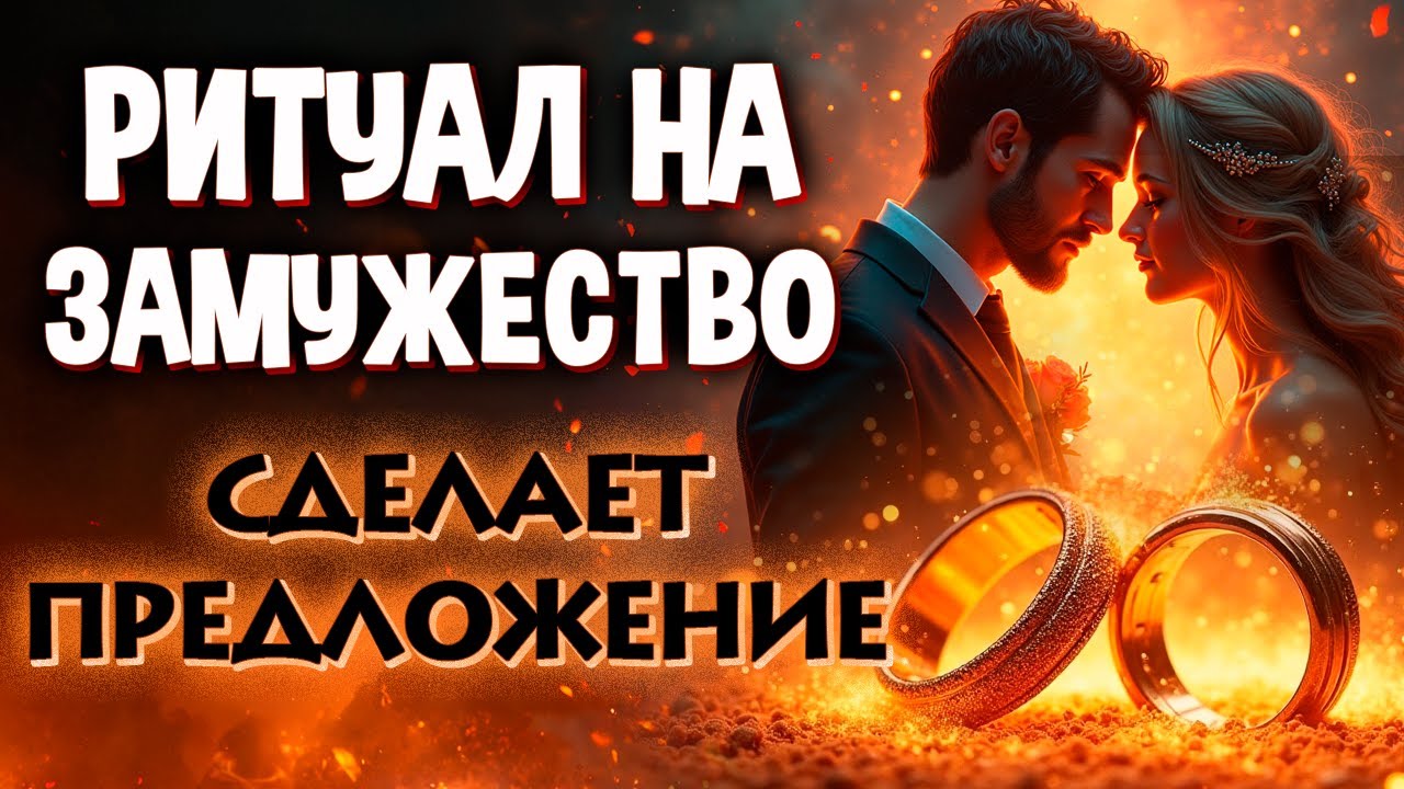 💍ОН СДЕЛАЕТ ТЕБЕ ПРЕДЛОЖЕНИЕ, ПОЗОВЁТ ЗАМУЖ 👰 МОЩНЫЙ РИТУАЛ НА СКОРОЕ ЗАМУЖЕСТВО