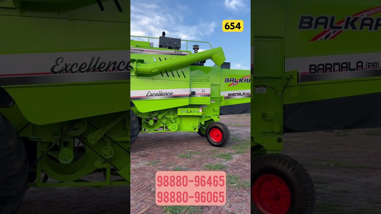 Balkar 654 advance steering system , save time work more  #balkarcombine #combineharvester #balkar