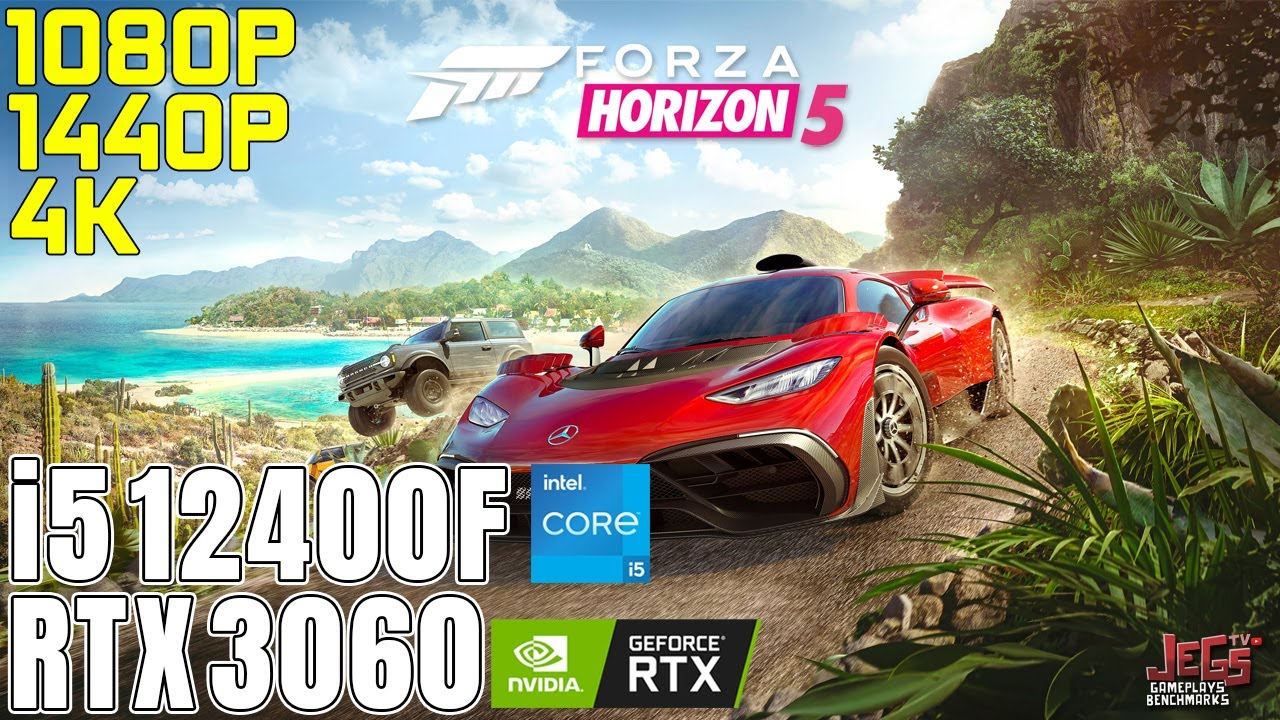 Forza Horizon 5 | i5 12400F + RTX 3060 | 1080p, 1440p, 4K benchmarks!