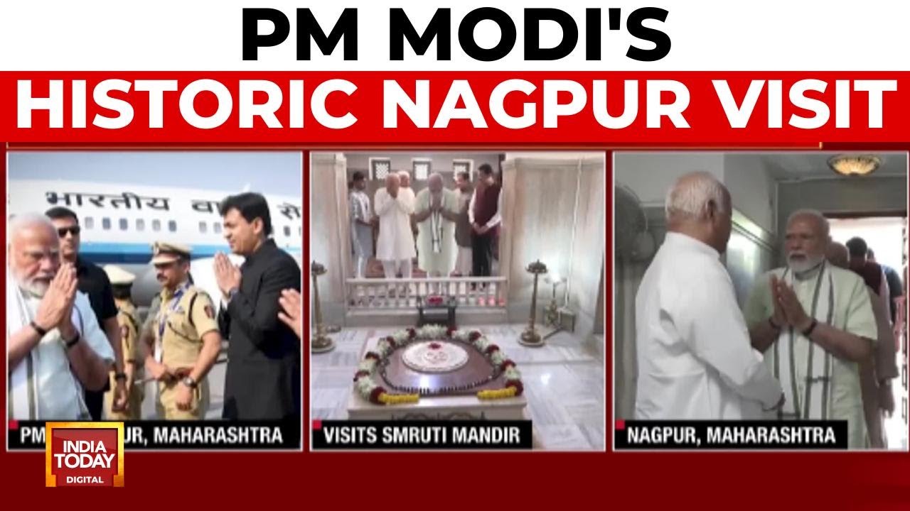 PM Modi Nagpur Visit: Mega Tribute To RSS, Visits Smriti Mandir In Nagpur | India Today