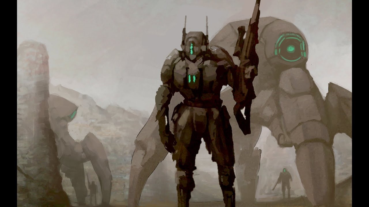 Photoshop Speedpaint - Robot Concept art