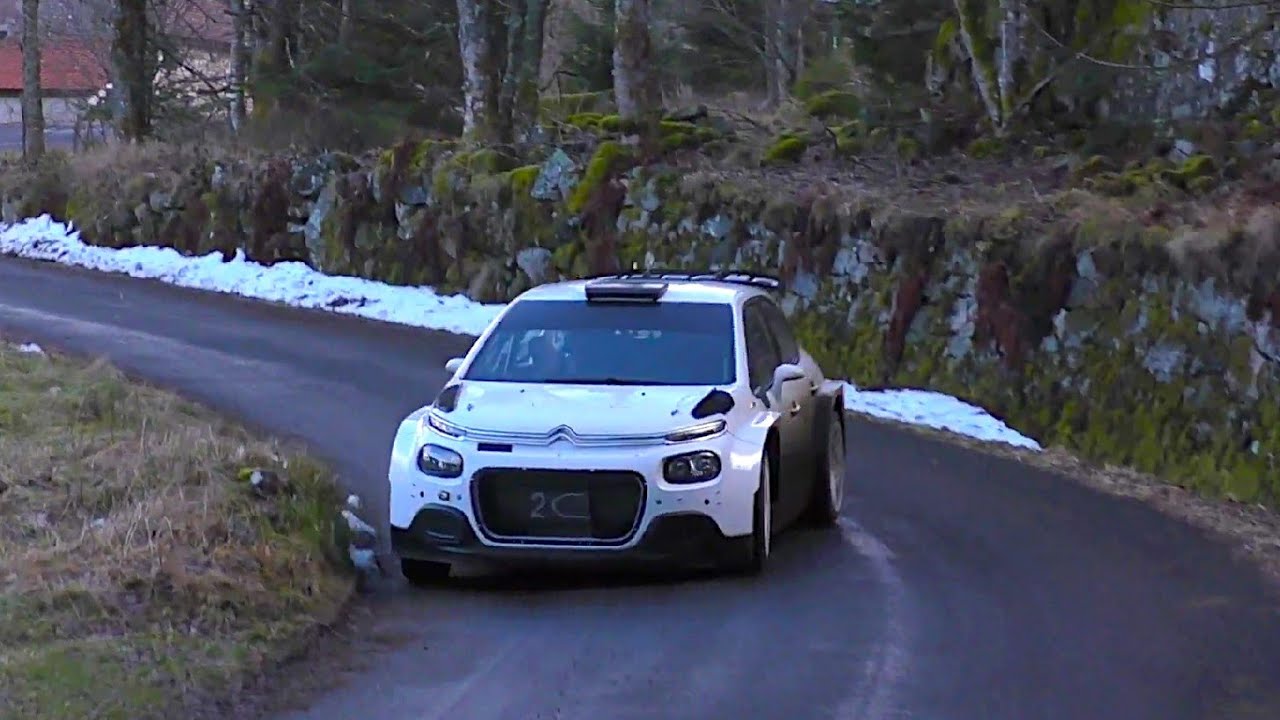 Test Rallye Monte Carlo 2026 - Léo Rossel - Citroën C3 Rally2 [HD] | RALLYE AUVERGNE