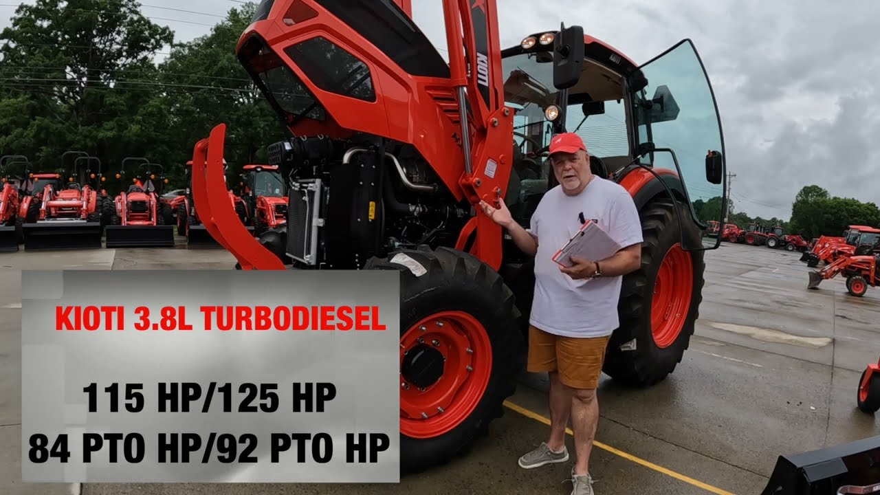 LSE NASHVILLE: 115 HP KIOTI HX1115, FIRST LOOK.