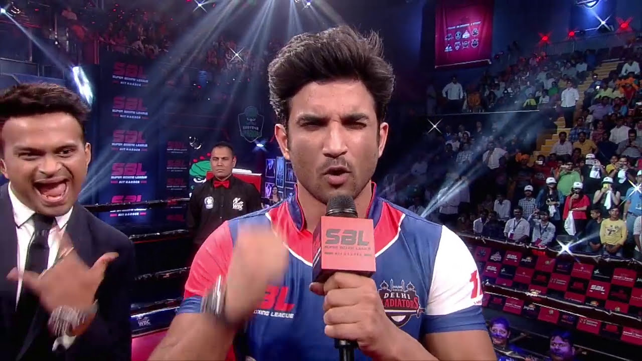 Sushant Singh Rajput at Super Boxing League SBL | Delhi Gladiators