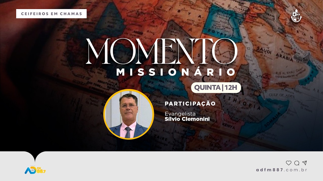 Momento Missionário | 19/02/2026 | Ev. Sílvio Clemonini