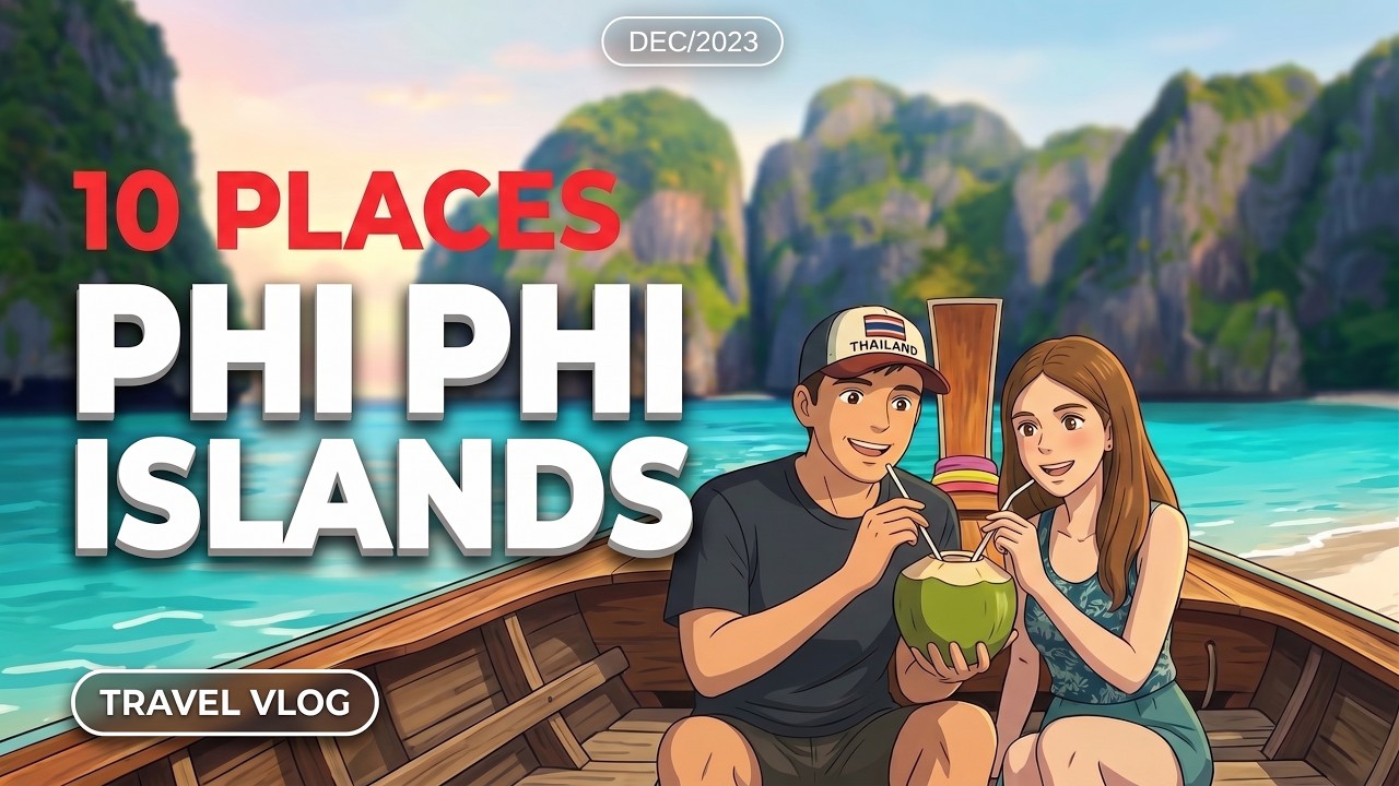 How to Travel Phi Phi Islands (10 Places), Krabi ราชอาณาจักรไทย 🇹🇭 - Travel Itinerary (w/prices)