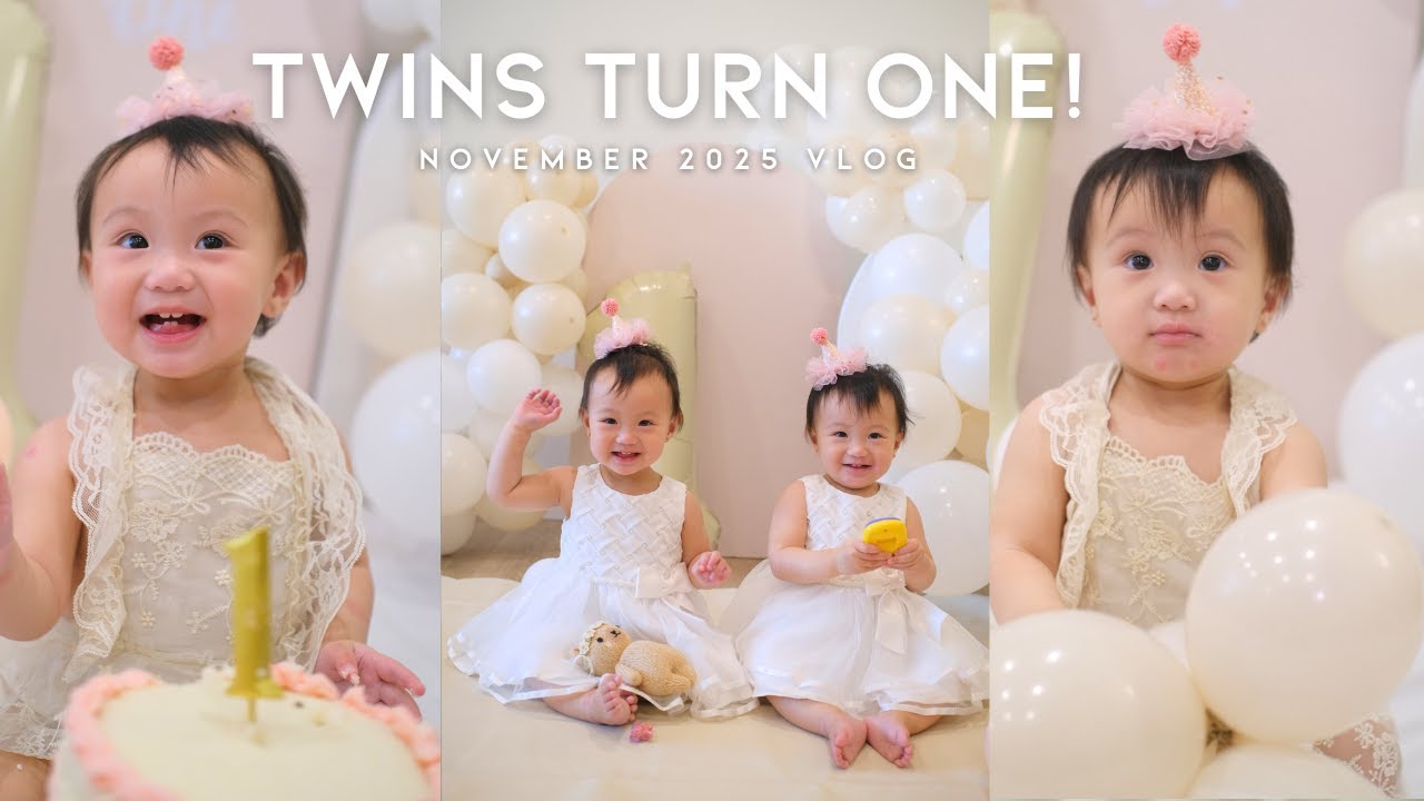 Twins Turn One 🎂 | Mexico Cruise, Birthday Prep, Family & Holiday Chaos