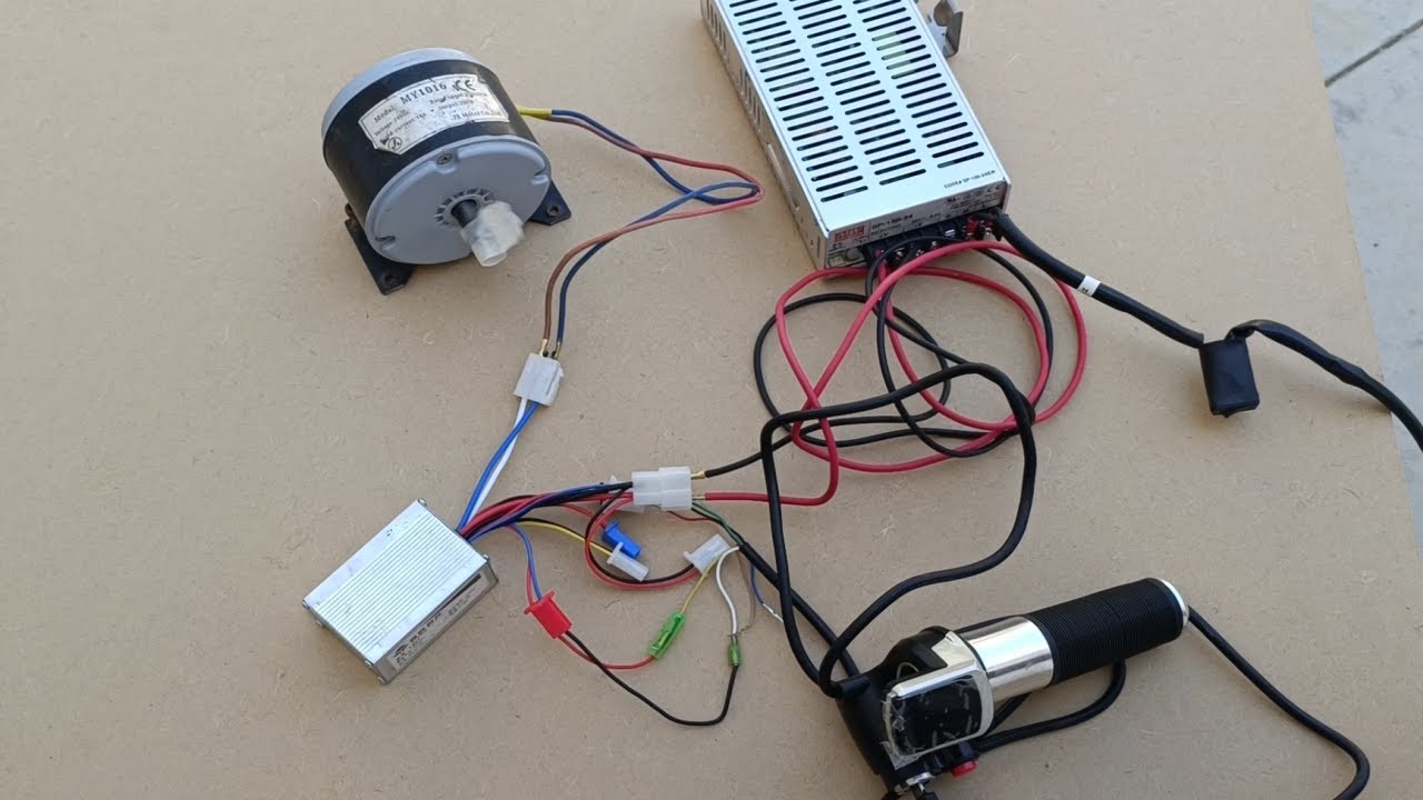 How to connect an Ebike controller 24v 250w brushed motor (LB27)