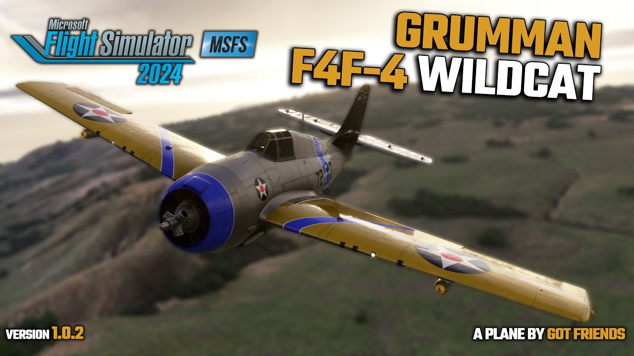 MSFS 2024 - Grumman F4F-4 Wildcat - Feisty feline of a plane