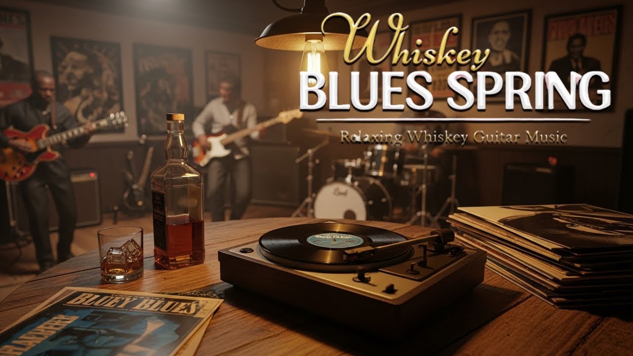 Whiskey Blues Spring Collection | Elegant Vintage Blues Tunes, Smooth Guitar Blues
