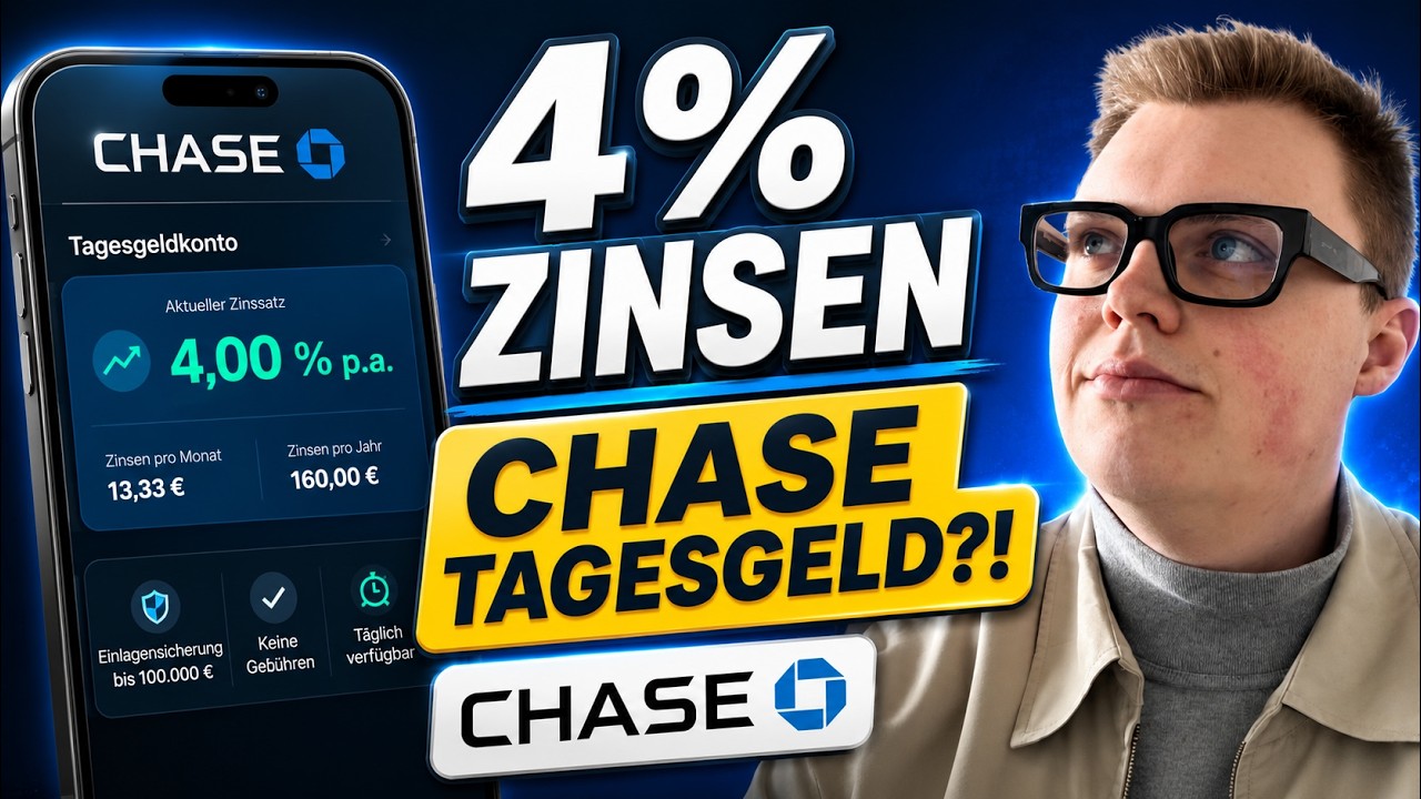 Chase Tagesgeld mit 4% Zinsen &ndash; ich bin gewechselt!