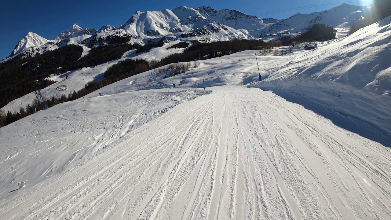 Pila Skiing BLACK RUN - FEBUARY 2020 - GoPro Hero 8 Black