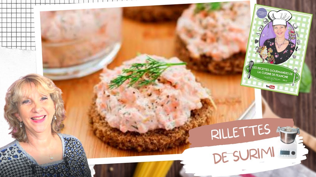 Rillettes de Surimi : la recette originale AVEC LE COMPACT COOK PLATINUM, PRO, DELUXE OU ELITE