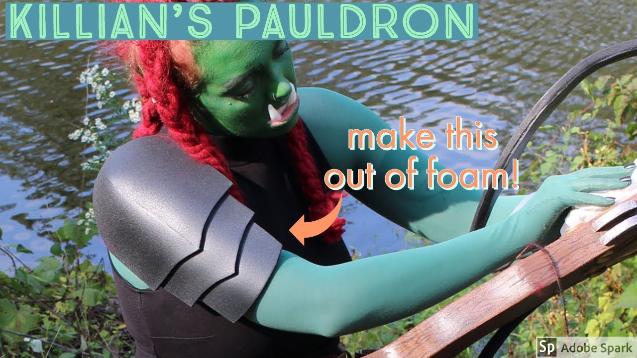 Making an EVA Foam Pauldron | TAZ Killian Cosplay