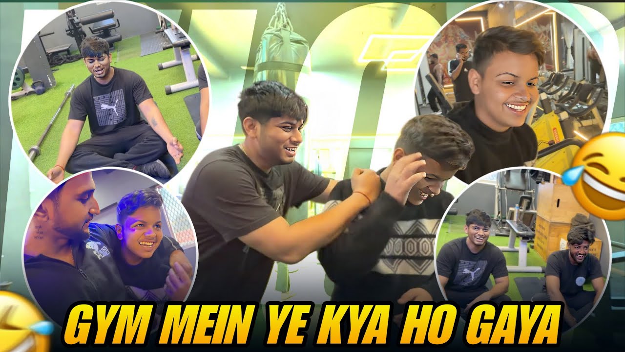 Ye gym me kya hogya 😂