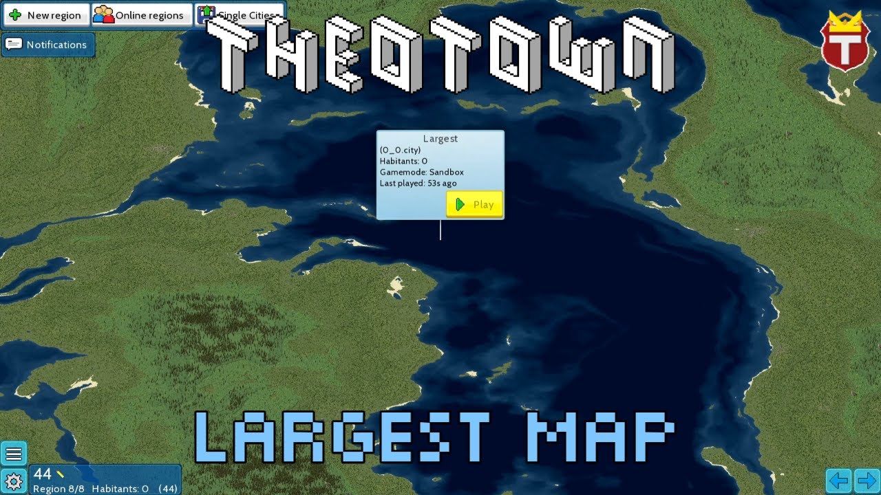 TheoTown's Largest Map