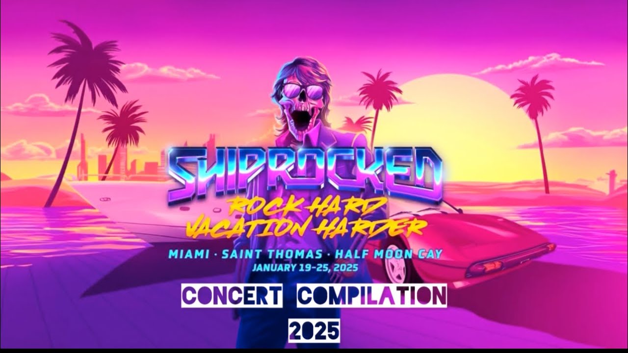 SHIPROCKED 2025 - CONCERT COMPILATION - HOLLYWOOD UNDEAD PARKWAY DRIVE P.O.D. FLAT BLACK PLUSH ETC. 