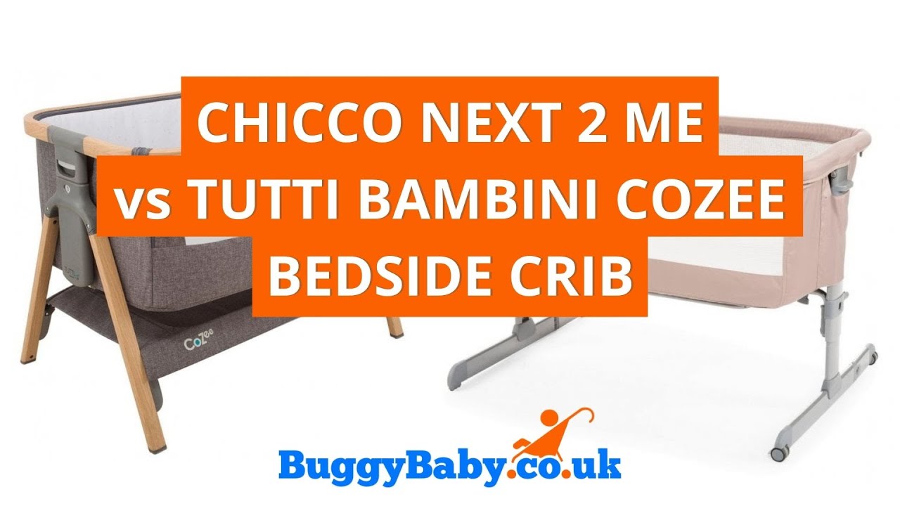 Обзор прикроватной кроватки Chicco Next 2 Me vs. Tutti Bambini Cozee