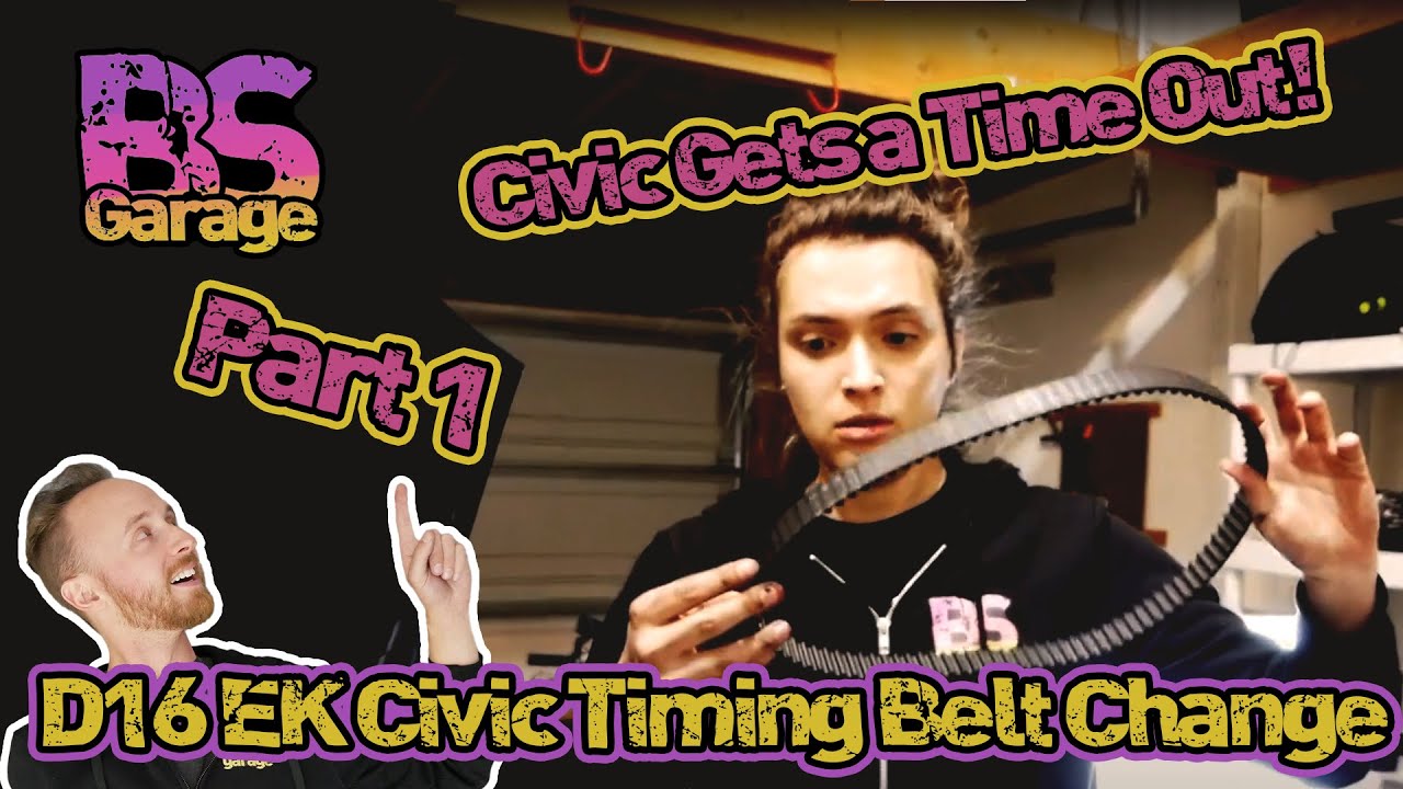 Time Out! 1996 Honda Civic Timing Belt Change (Part 1)