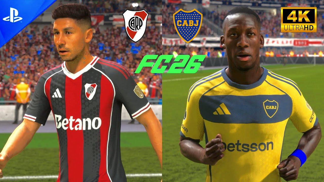 FC 26 | River Plate vs Boca Jr | Libertadores | PS5 | UHD 4K 60fps | Modo simulación