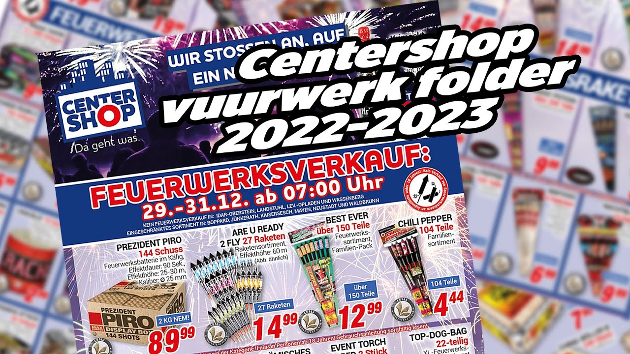 CENTERSHOP XXL VUURWERK FOLDER 2022-2023