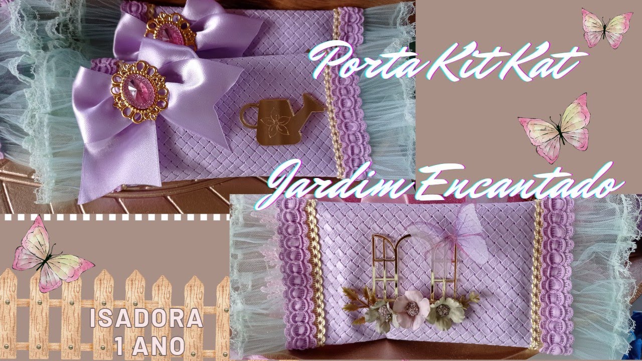 Porta Kit Kat Jardim Encantado | Dois modelos diferentes