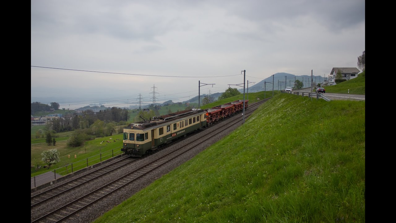 Bahnverkehr am 15.04.2025 - BDe 576 & Re 4/4 I