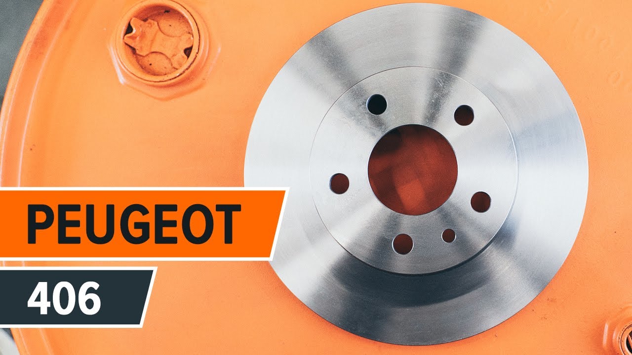 Wymiana tylne tarcze hamulcowe i klocki hamulcowe PEUGEOT 406 TUTORIAL | AUTODOC