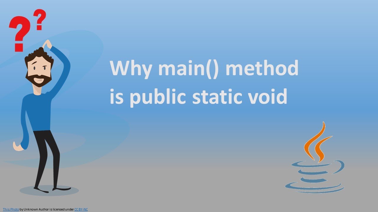 Tricky Interview Question | Why Main Method in Java is Public Static Void