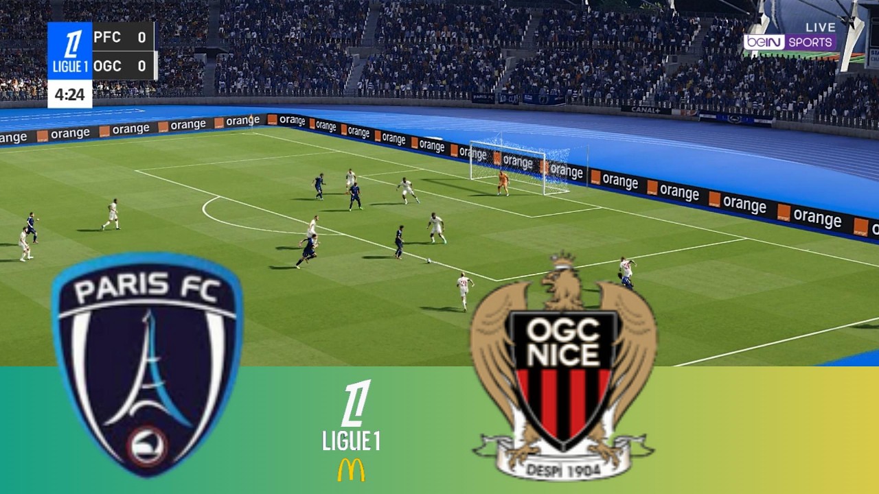 Paris vs Nice – Ligue 1 25/26 | Match Complet & Tous les Buts | Simulation PES 2021