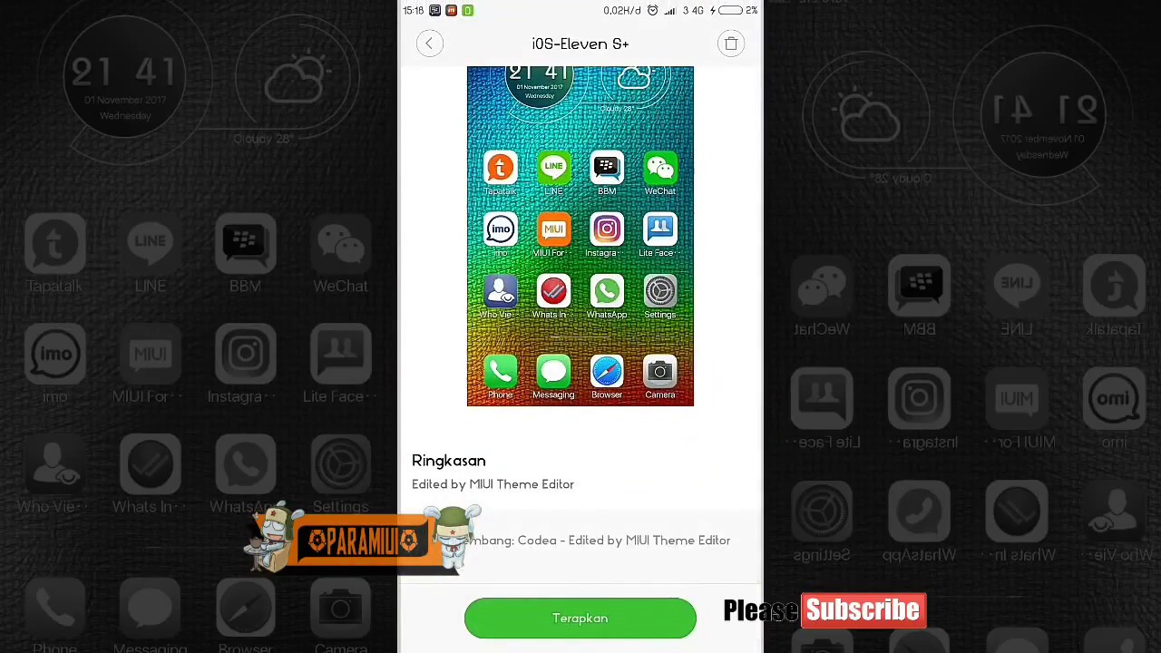 [Best Of Themes] MIUI Theme Mod iOS Eleven S+ Full Feature [Center Clock]