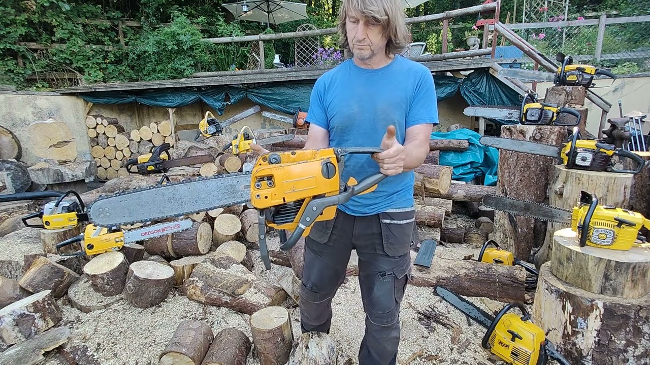 Partner Chainsaws. Cutting with the professional & powerful 650 👹 and a snippet of chainsaw history