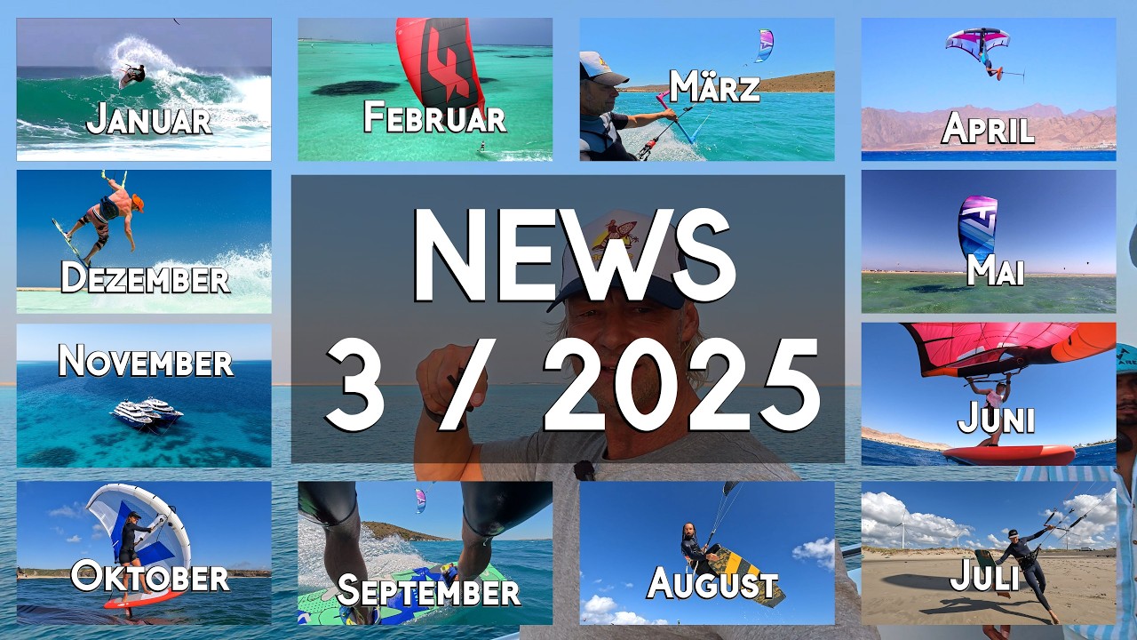 Wenn das mal keine tollen Aussichten sind! Alle News und die Vorschau auf 2026. Kitesurf, Wingfoil