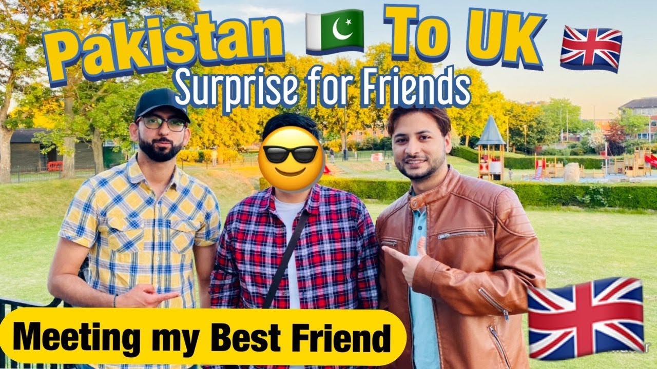 Finally My Best Friend is here in UK 🇬🇧 | Pakistan to UK |  Surprise for Friends |#ZainAndTehmina