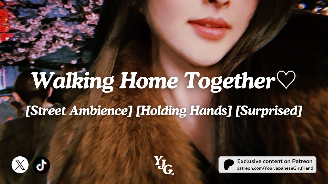 Walking Your Girlfriend Home💕 [I feel safe with you] [holding hands] [F4A ASMR]