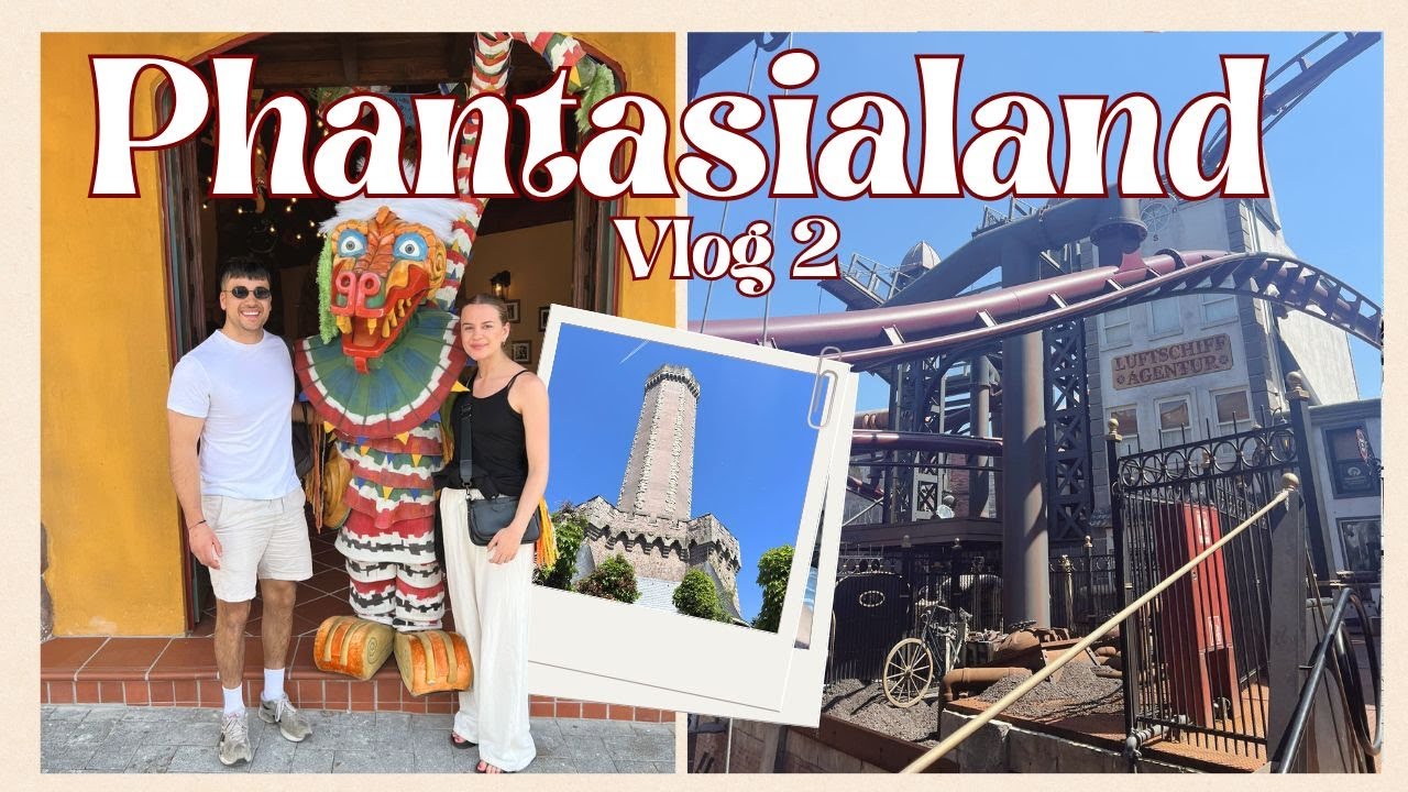 Phantasialand Vlog 🎢🎠 PART 2 | Re-riding our Favourites, Rock on Ice,  The Best Lunch! | May 2025
