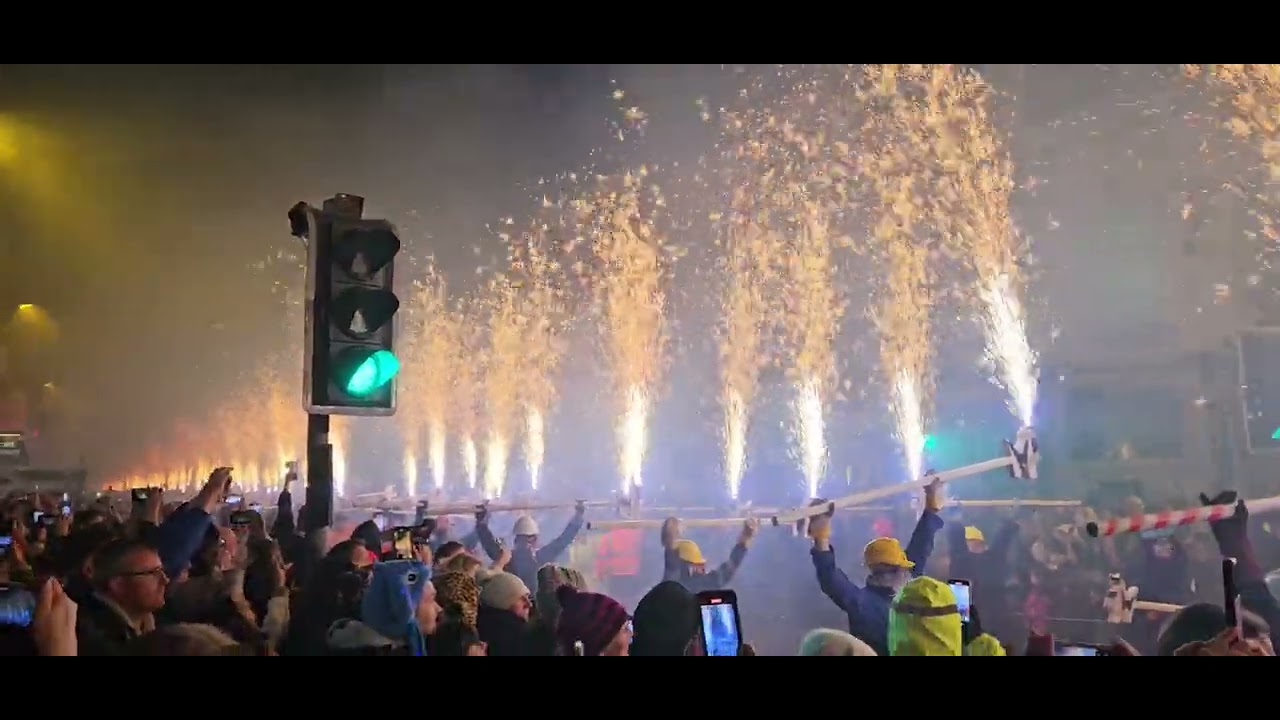 Bridgwater Carnival Squibbing 2024.