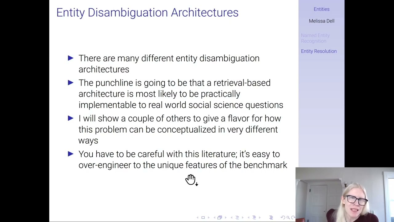 Entity Disambiguation