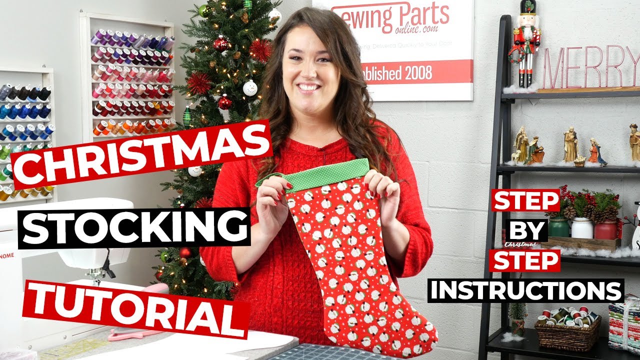 FREE Sewing Pattern! DIY Christmas Stocking Tutorial