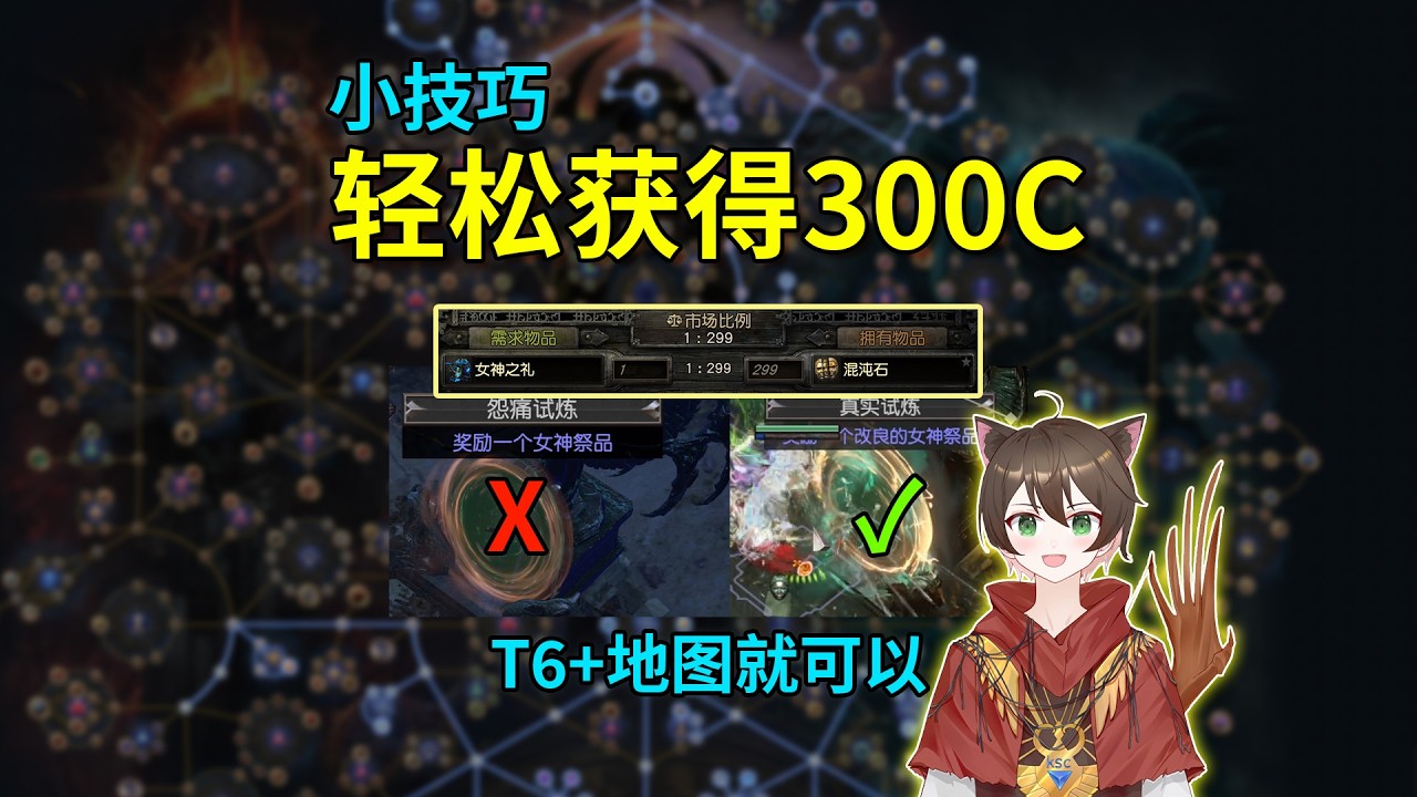4個天賦點，一把賺300C？很多人不知道的女神之禮刷法