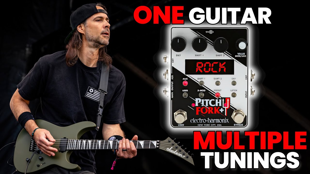 How my band uses 1 guitar for 3 different tunings!🎸