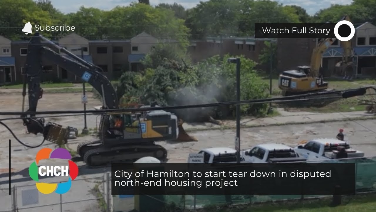 City of Hamilton to start tear down in disputed north-end housing project