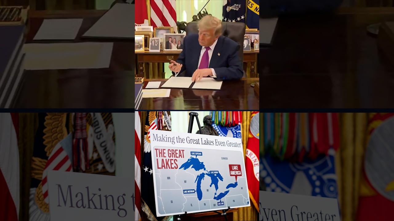 Can President Trump rename Lake Ontario to 'Lake America'?