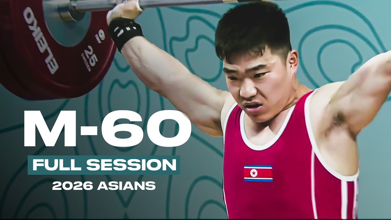 Men's -60kg 2026 Asian Weightlifting Championships | Full Session