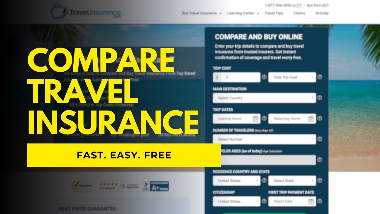Best Travel Insurance Comparison Tool w/ Guide | Compare and Choose the Right Travel Insurance Fast