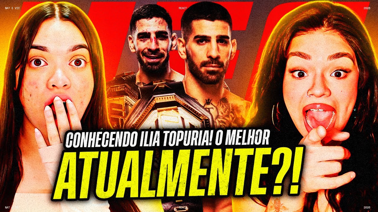 PRIMEIRA VEZ VENDO: Ilia Topuria - A Máquina de Nocautes Mais Perigosa do UFC - react